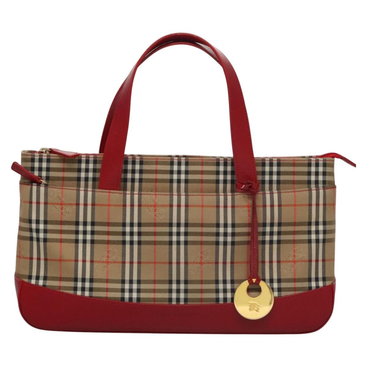 Burberry Nova Check Handbag Nova Check Canvas and leather Product Image