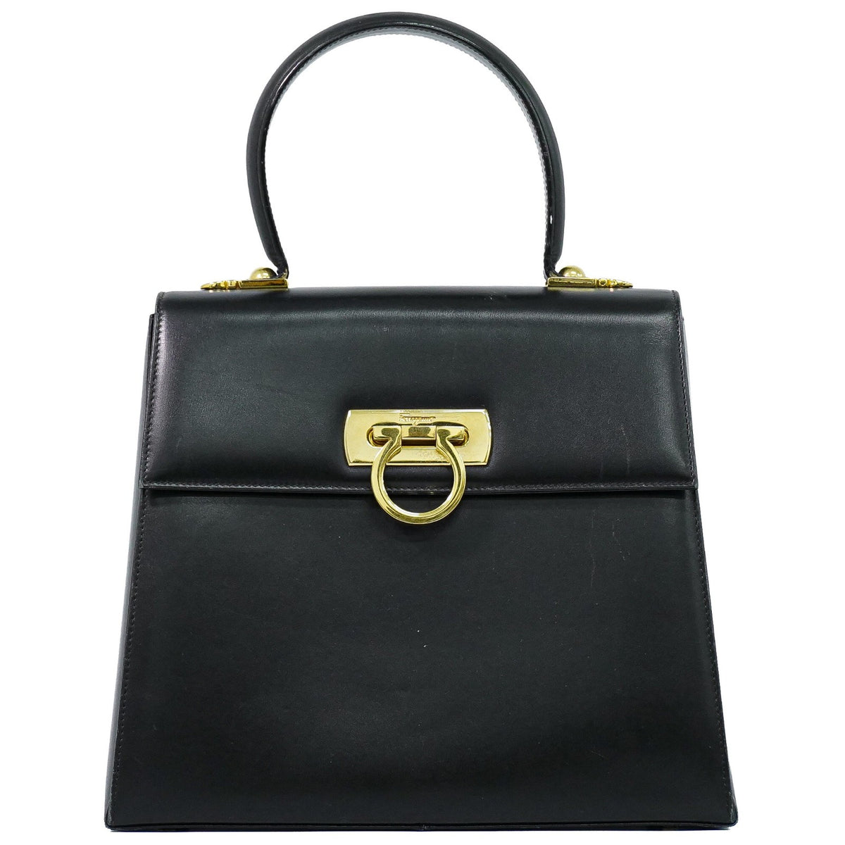Salvatore Ferragamo Convertible Top Handle Leather Product Image