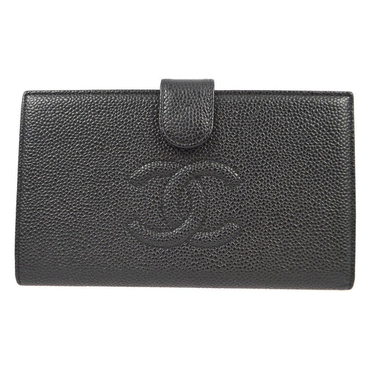 Chanel Timeless CC French Wallet Caviar Long