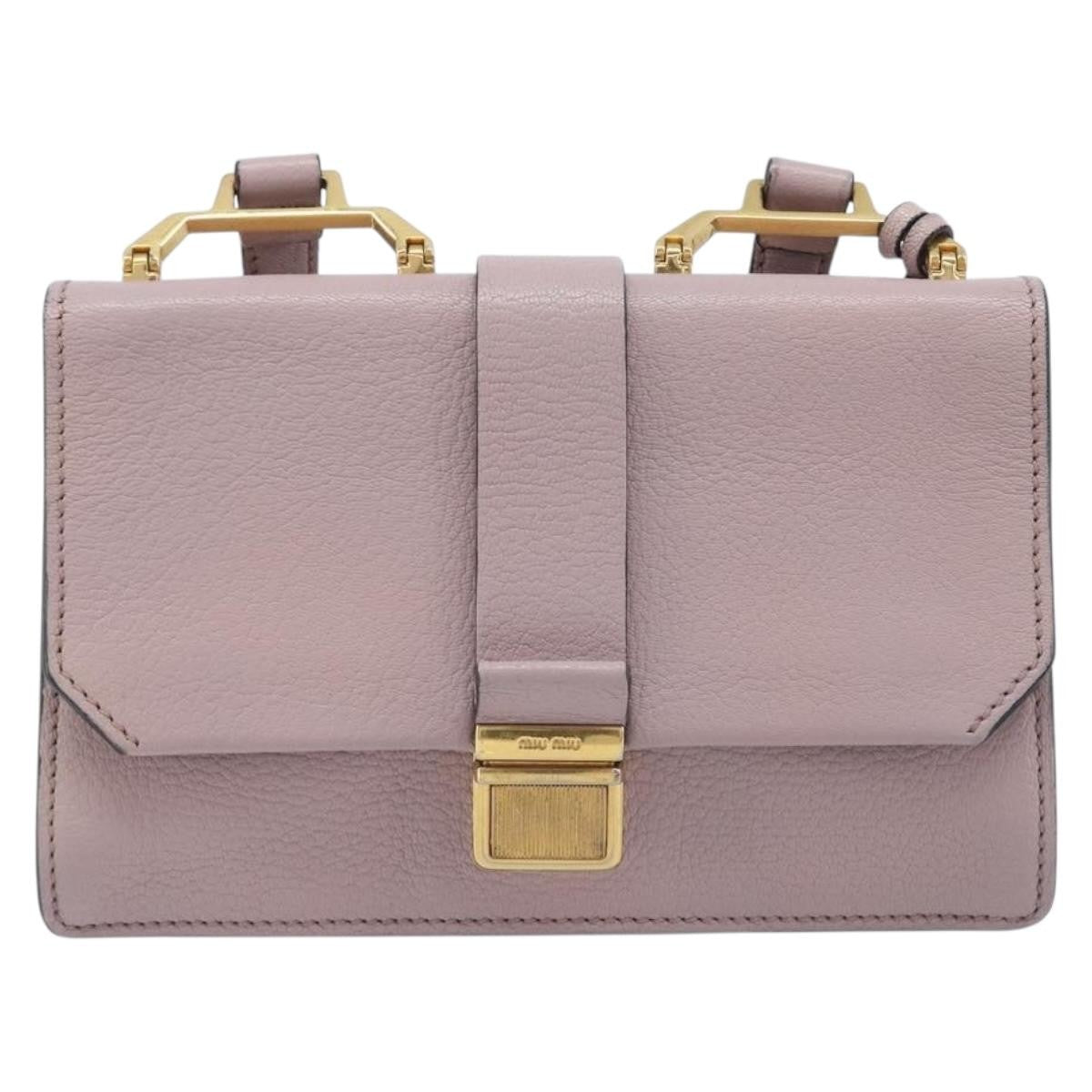 Miu Miu Bicolor Madras Leather Small