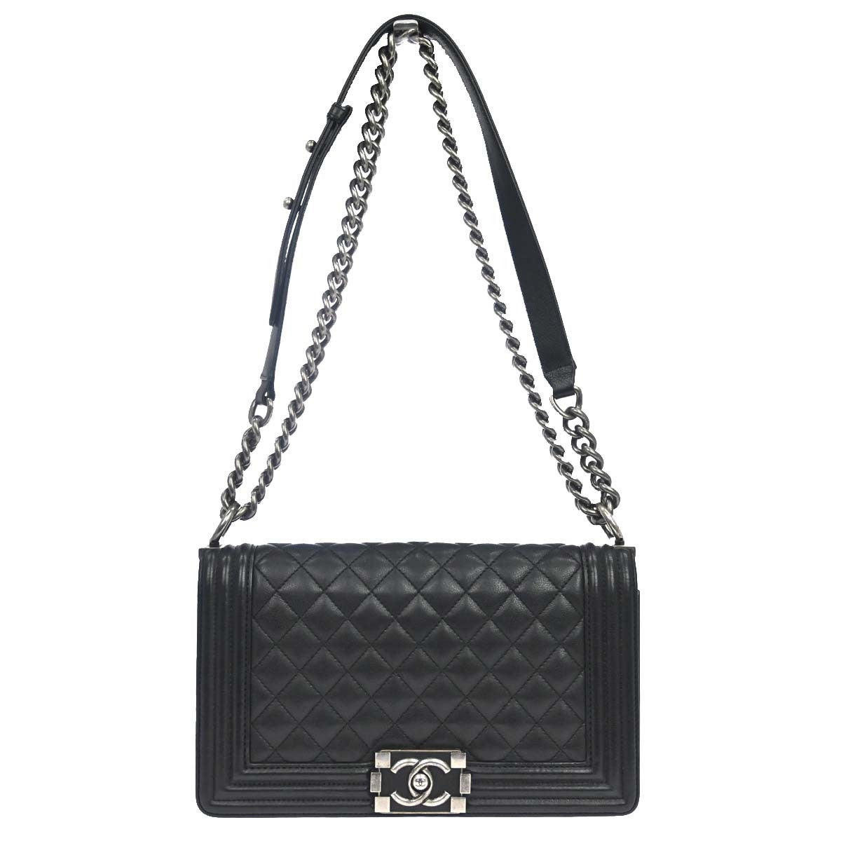 Chanel Boy Flap Quilted Lambskin New Medium