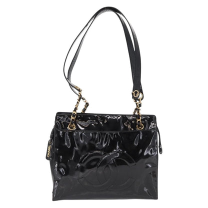 Chanel Vintage Timeless Chain Shoulder Bag Patent Medium