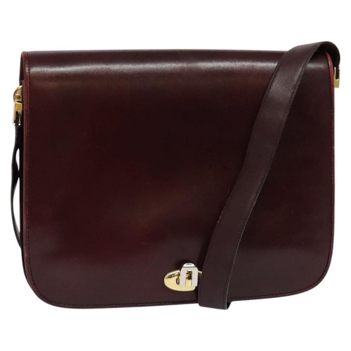 Bally Vintage Shoulder Bag Leather Product Image