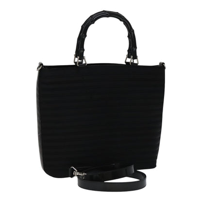 Gucci Vintage Bamboo Handle Bag Nylon Product Image