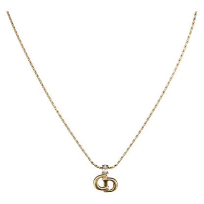 Christian Dior CD Pendant Metal and Crystals Product Image