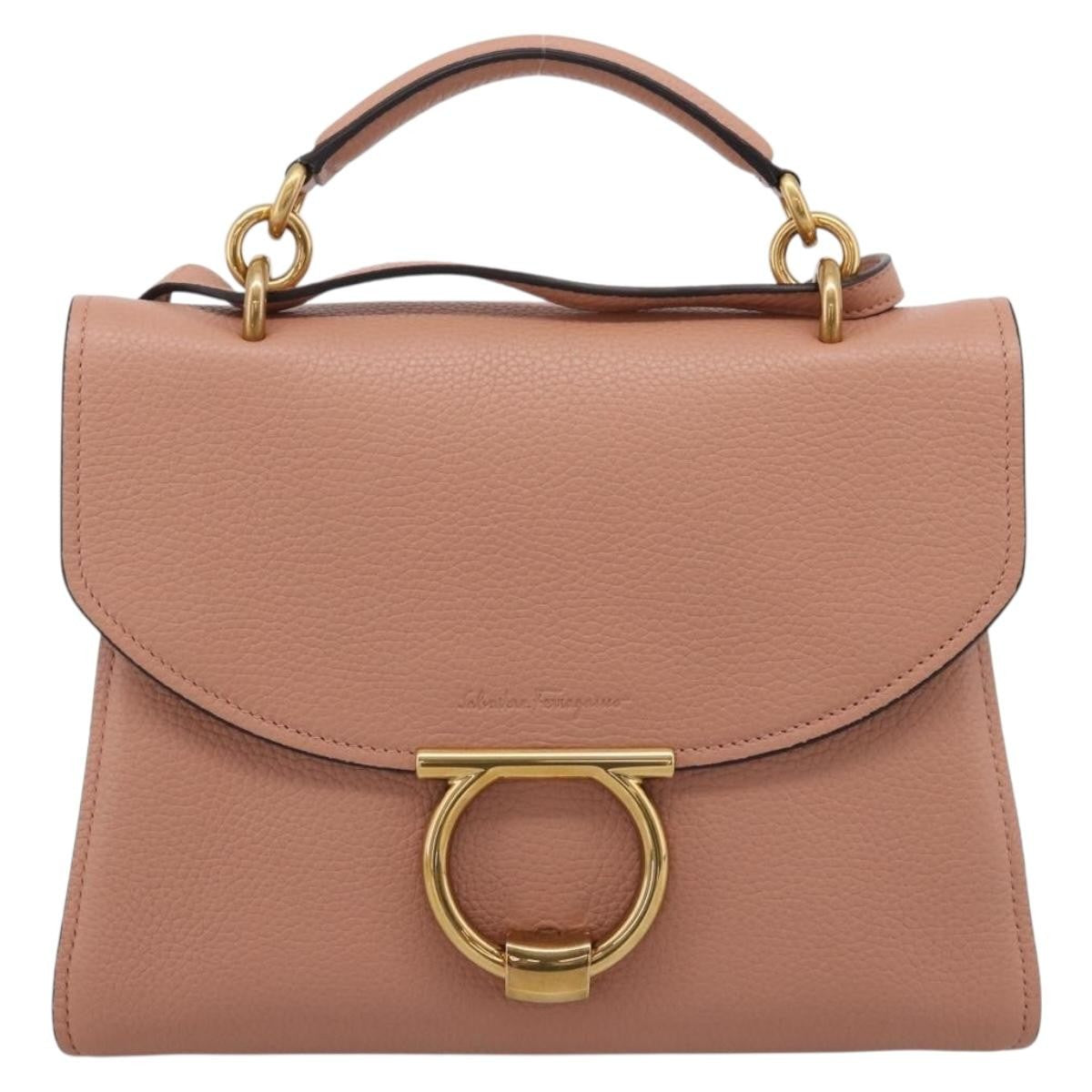 Salvatore Ferragamo Margot Satchel Leather Small