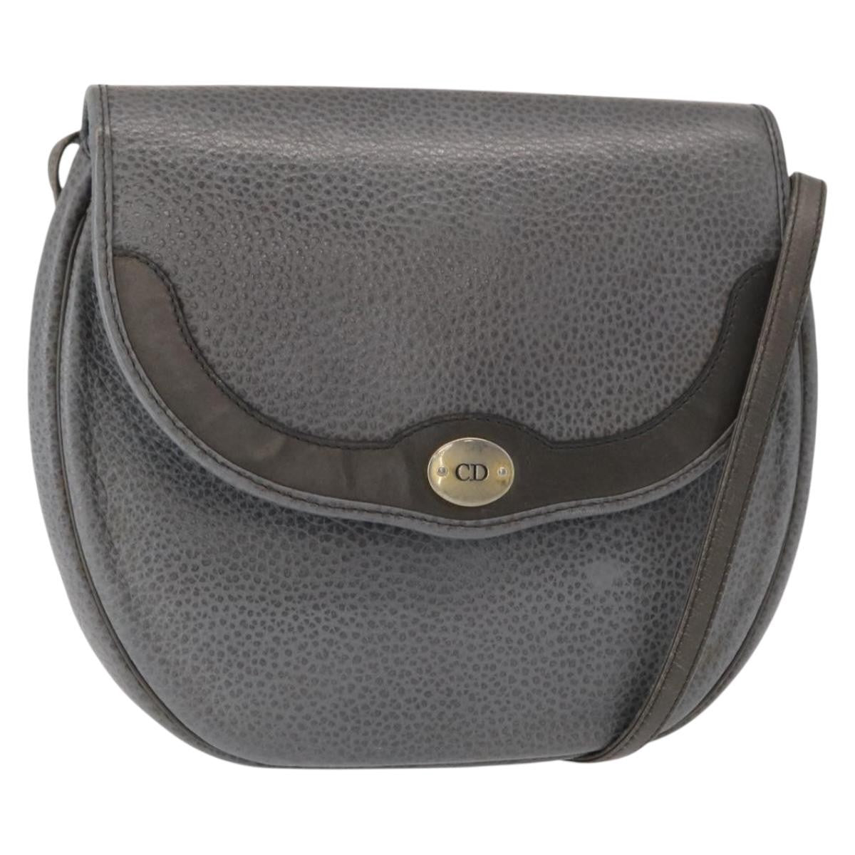 Christian Dior Vintage CD Logo Shoulder Bag Leather Product Image