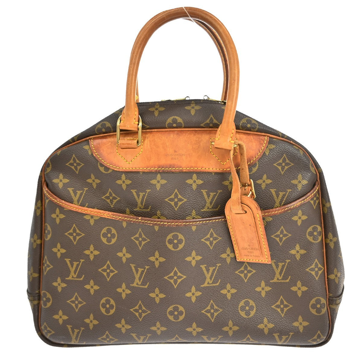 Louis Vuitton Deauville Handbag Monogram Canvas 34