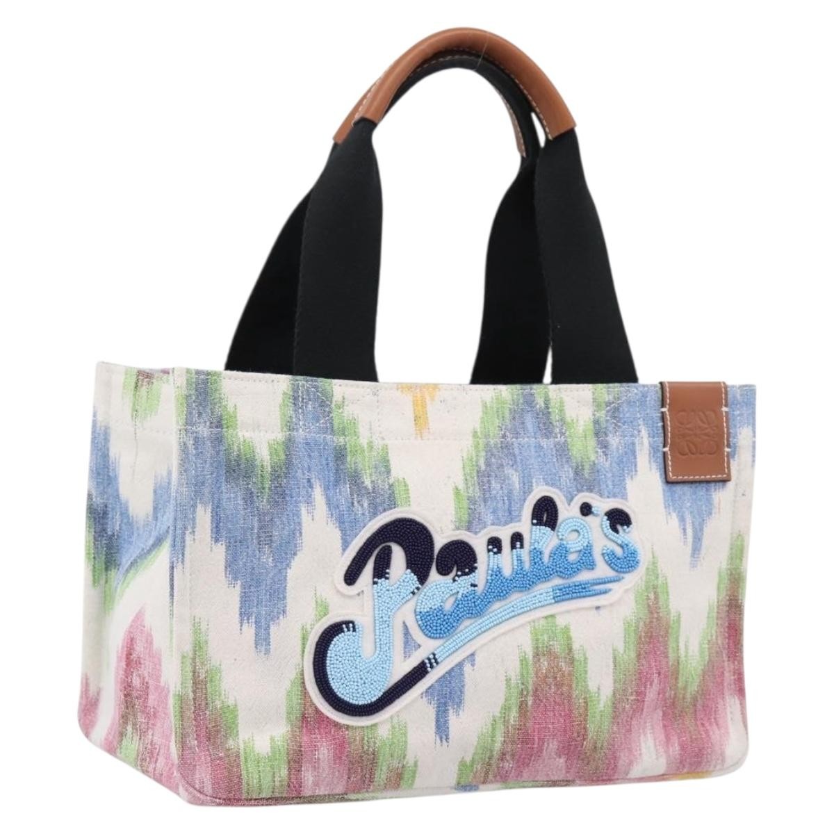 Loewe Paula's Ibiza Embellished Printed Canvas Medium