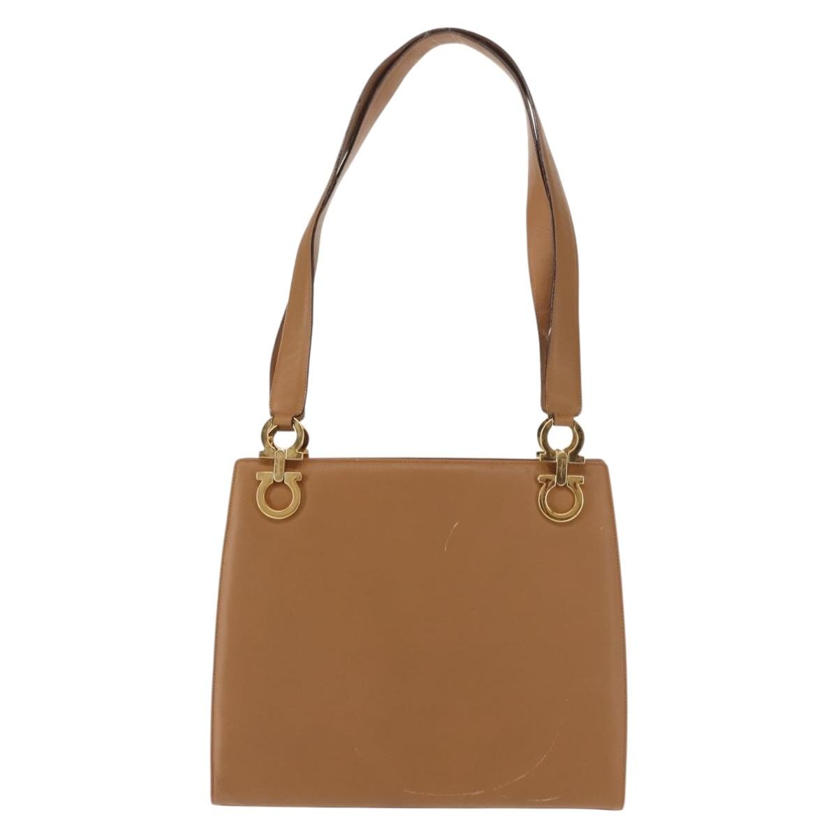 Salvatore Ferragamo Gancini Shoulder Bag Leather Product Image