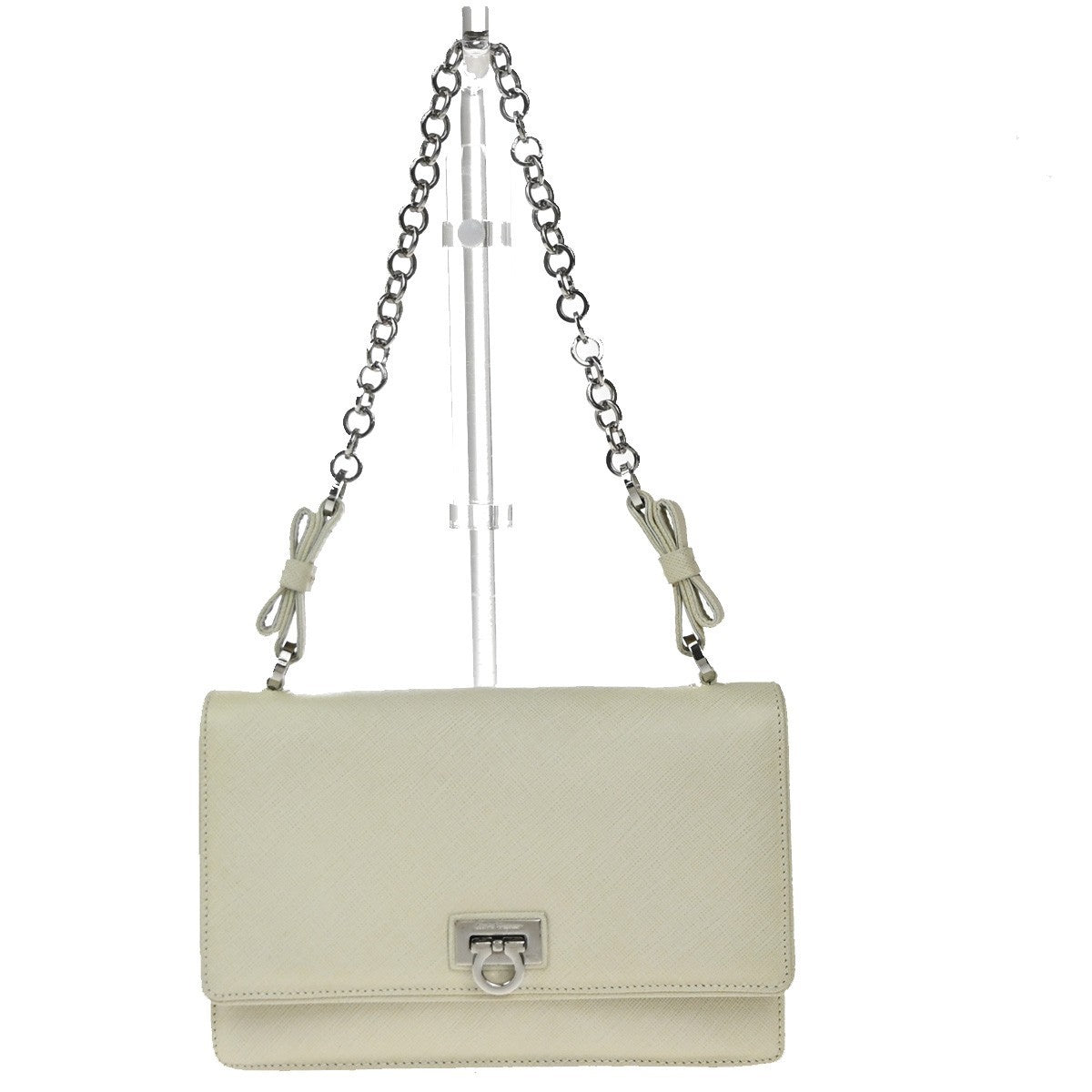 Salvatore Ferragamo Gancini Shoulder Bag Leather Product Image