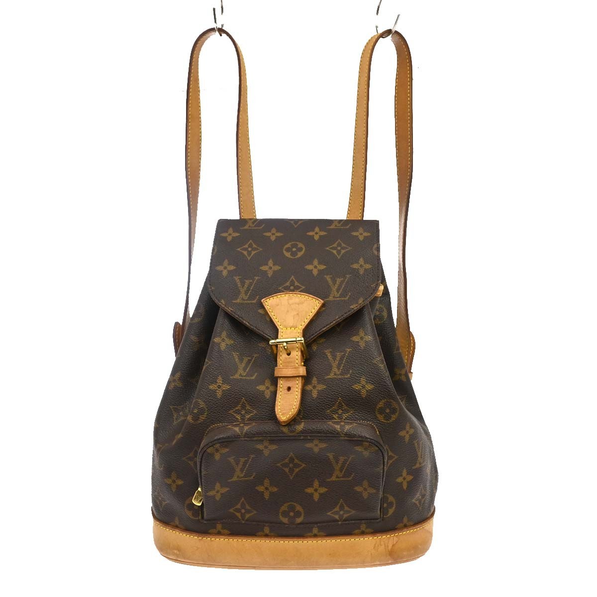 Louis Vuitton Vintage Montsouris Backpack Monogram Canvas MM