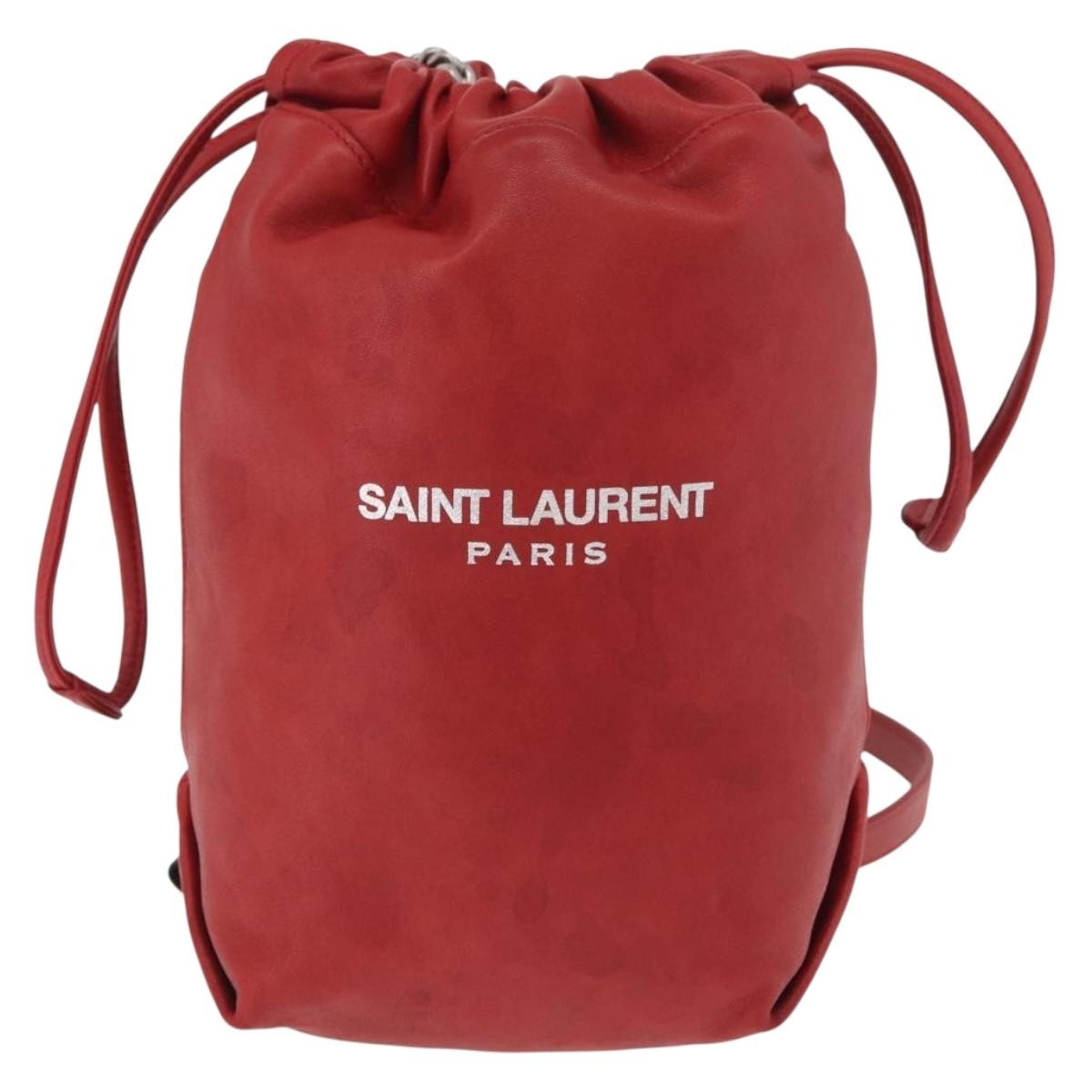 Saint Laurent Teddy Bucket Leather Small