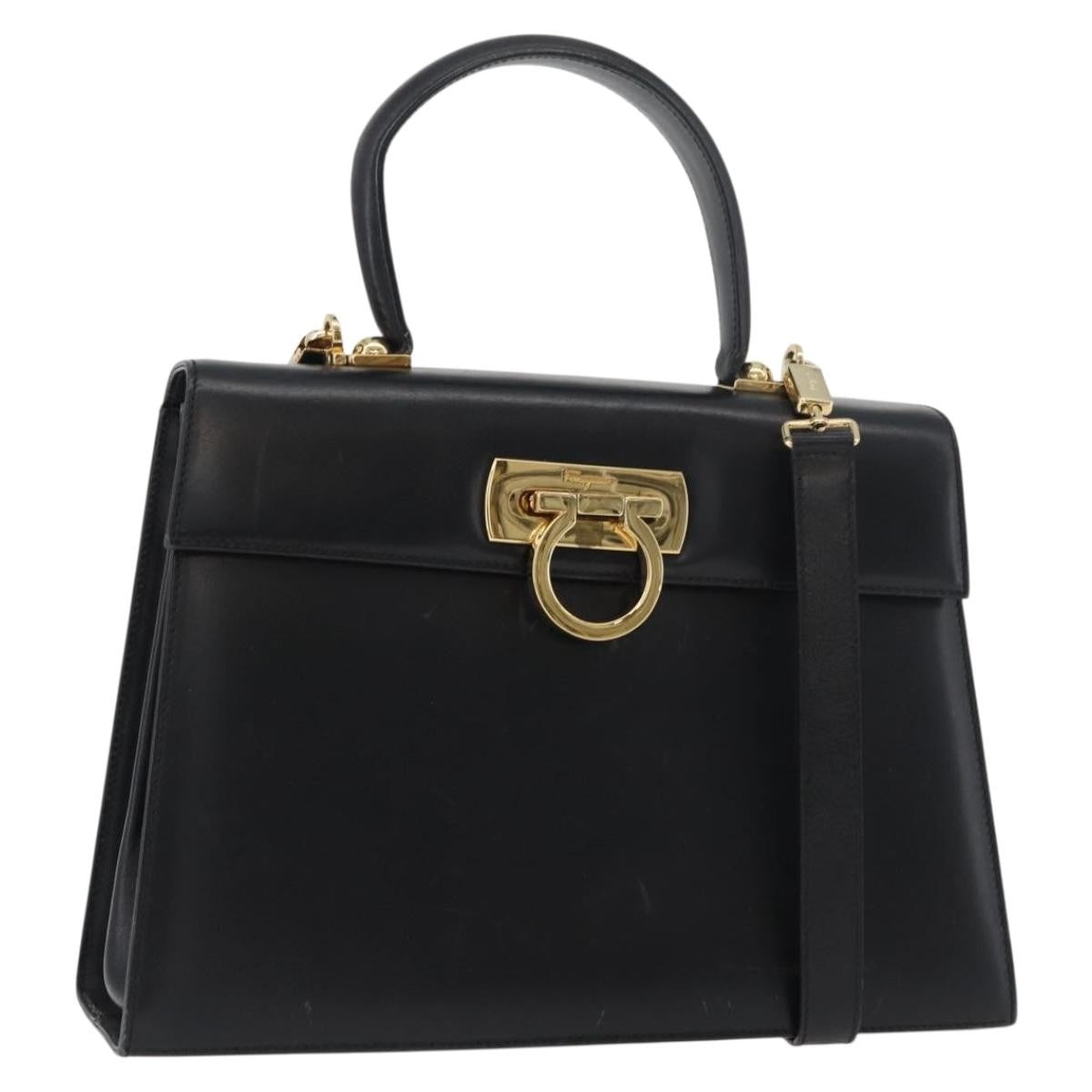 Salvatore Ferragamo Convertible Top Handle Leather Product Image