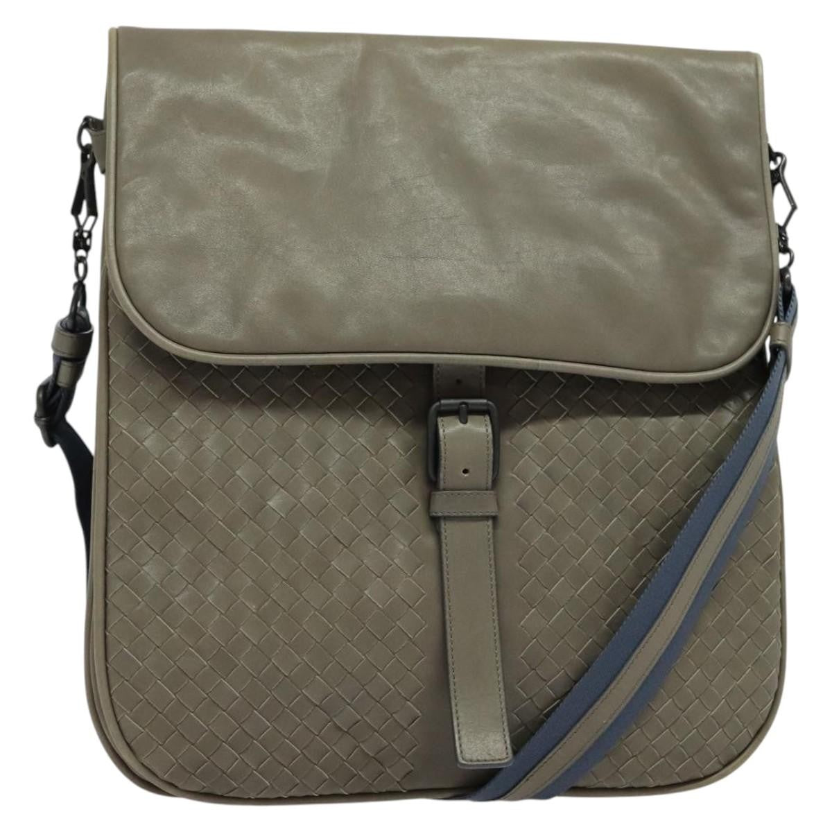 Bottega Veneta Vintage Flap Shoulder Bag Intrecciato leather Product Image