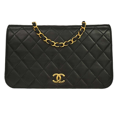 Chanel Vintage Full Flap Quilted Lambskin Small