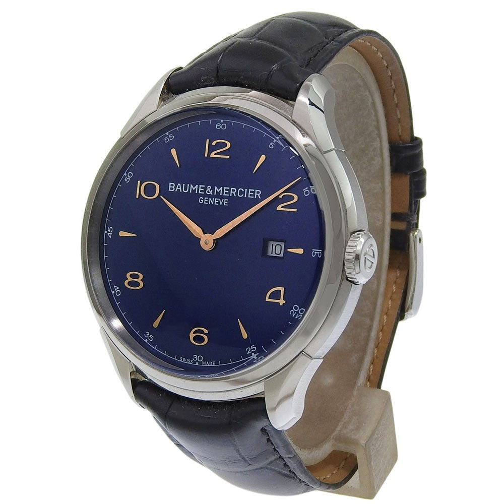 Baume & Mercier Clifton Stainless Steel and Leather 45