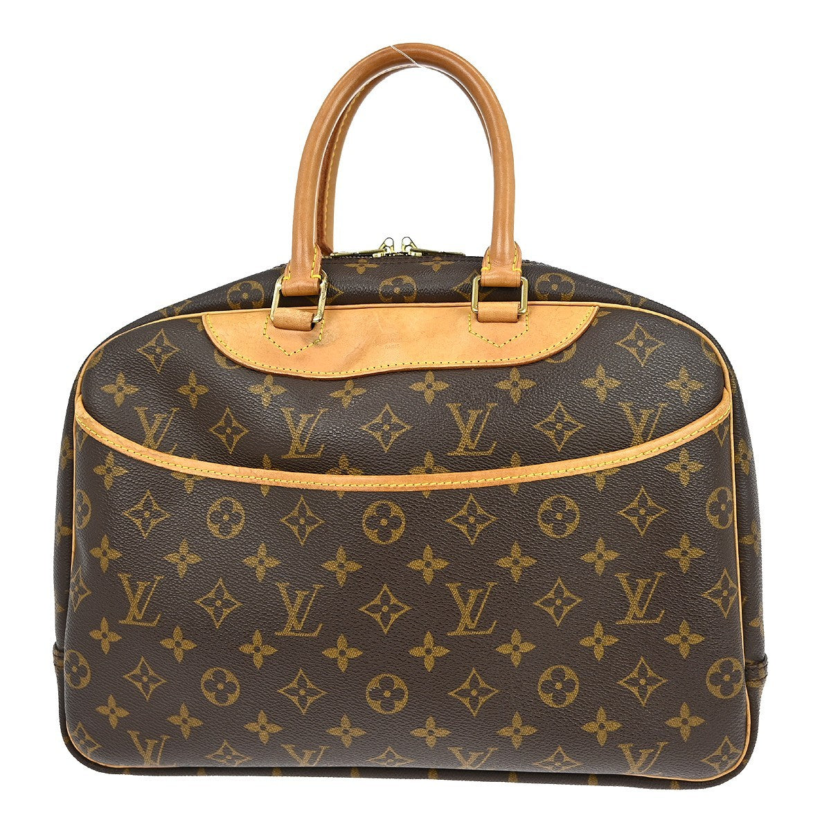 Louis Vuitton Deauville Handbag Monogram Canvas 34