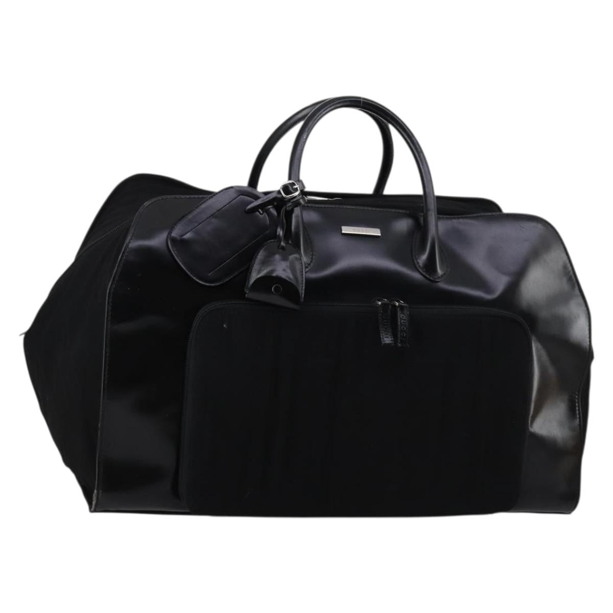 Gucci Travel Boston Bag Leather with Nylon Product Image