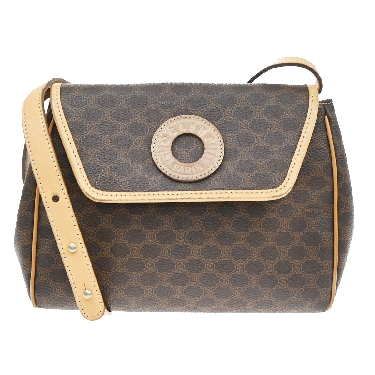 Celine Macadam Shoulder Canvas Medium