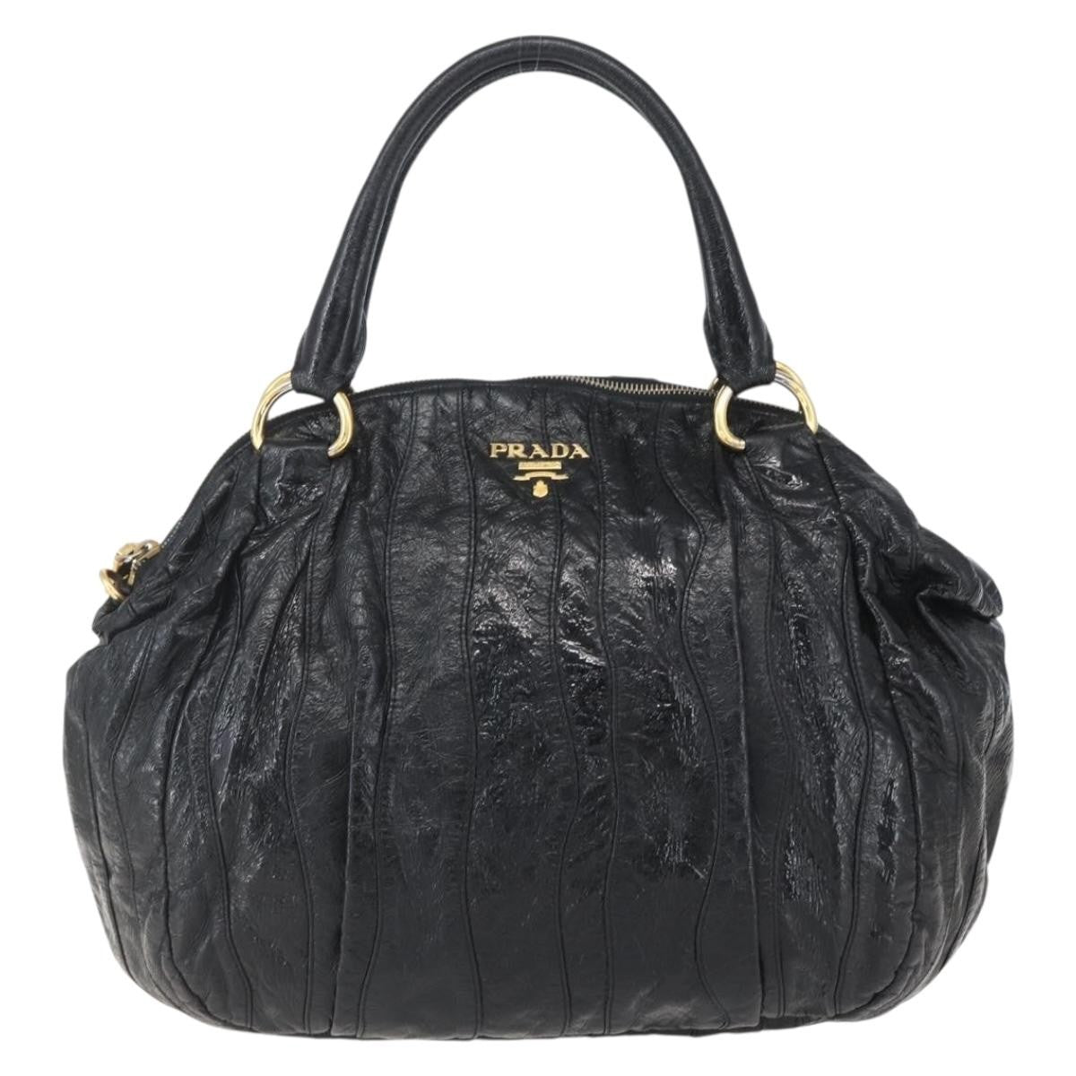 Prada Waves Hobo Leather and Tessuto Large