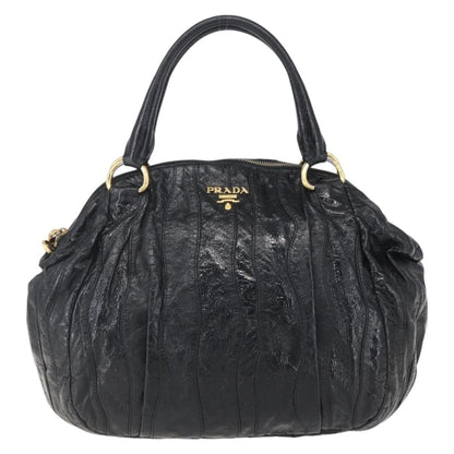 Prada Waves Hobo Leather and Tessuto Large
