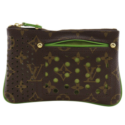 Louis Vuitton Pochette Plate Perforated Monogram Canvas PM