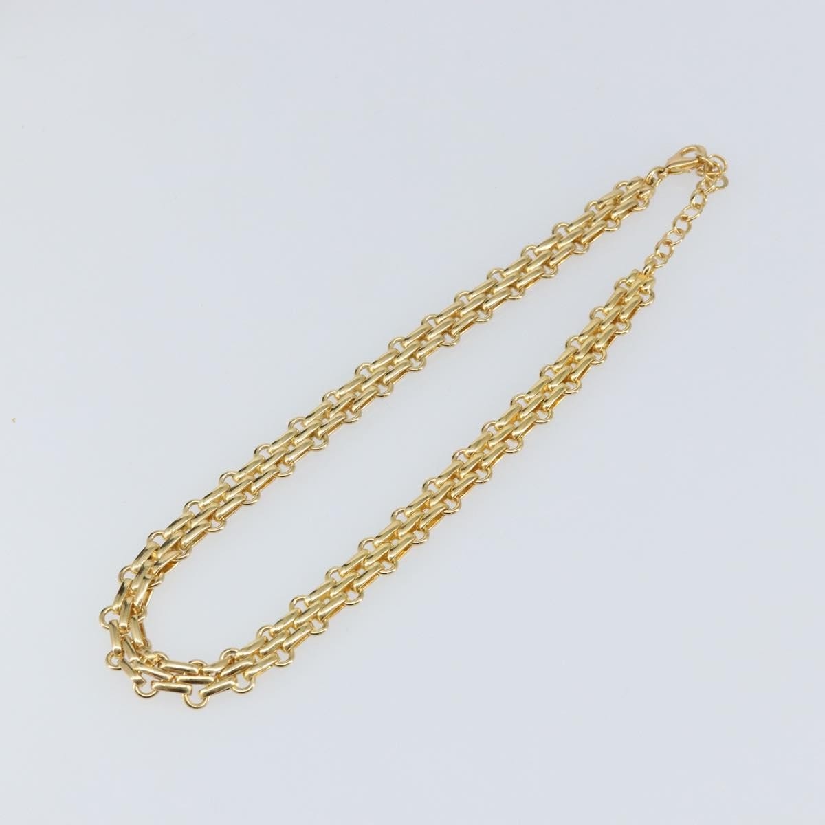Christian Dior Vintage CD Clasp Chain Necklace Metal Product Image