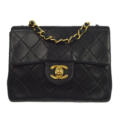 Chanel Vintage Square Classic Single Flap Quilted Lambskin Mini