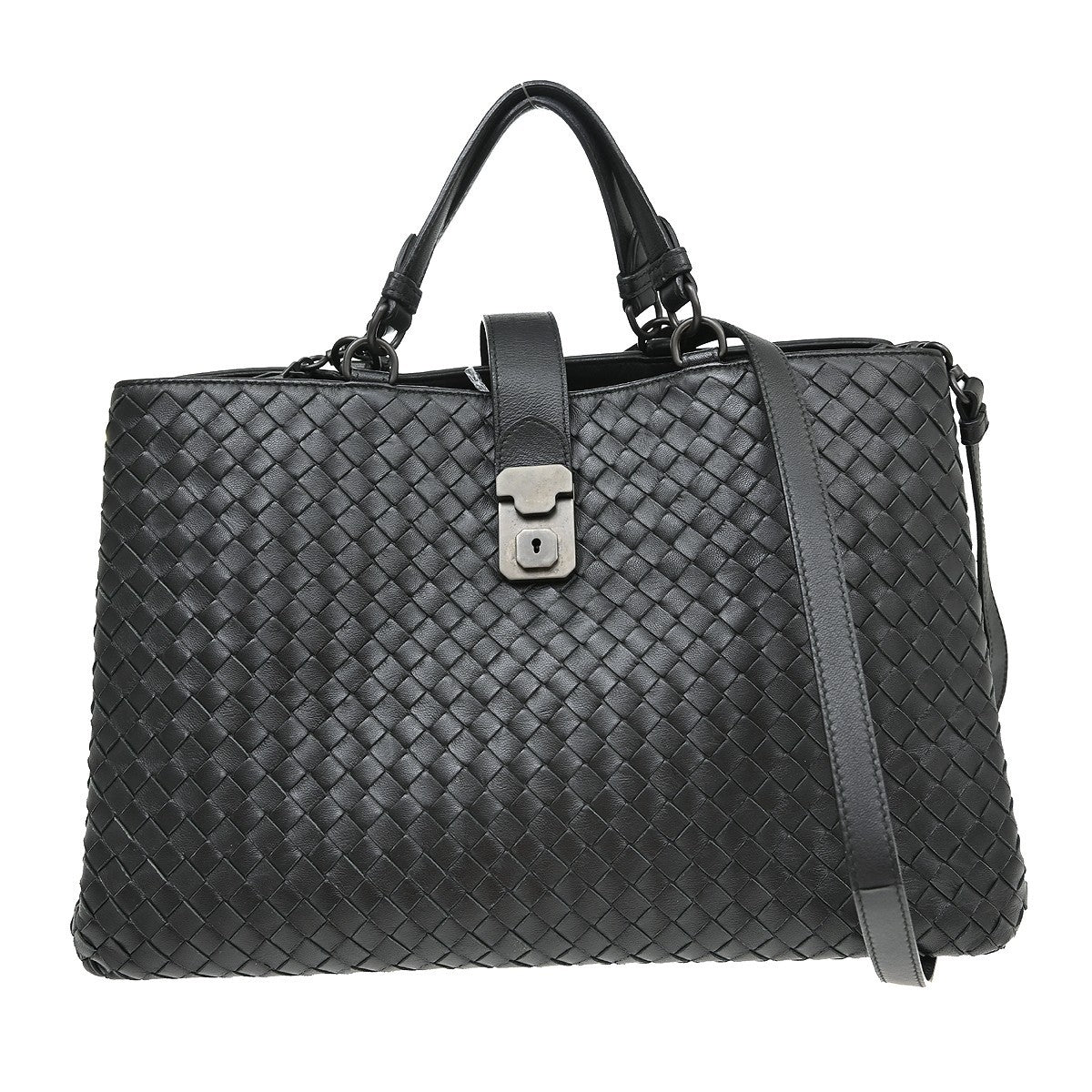 Bottega Veneta Roma Intrecciato Nappa Large