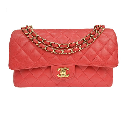 Chanel Timeless - Classic Double Flap Quilted Caviar Medium