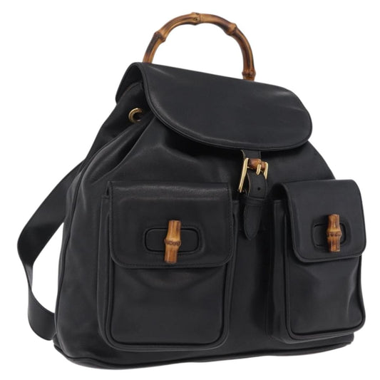 Gucci Vintage Bamboo Leather Medium