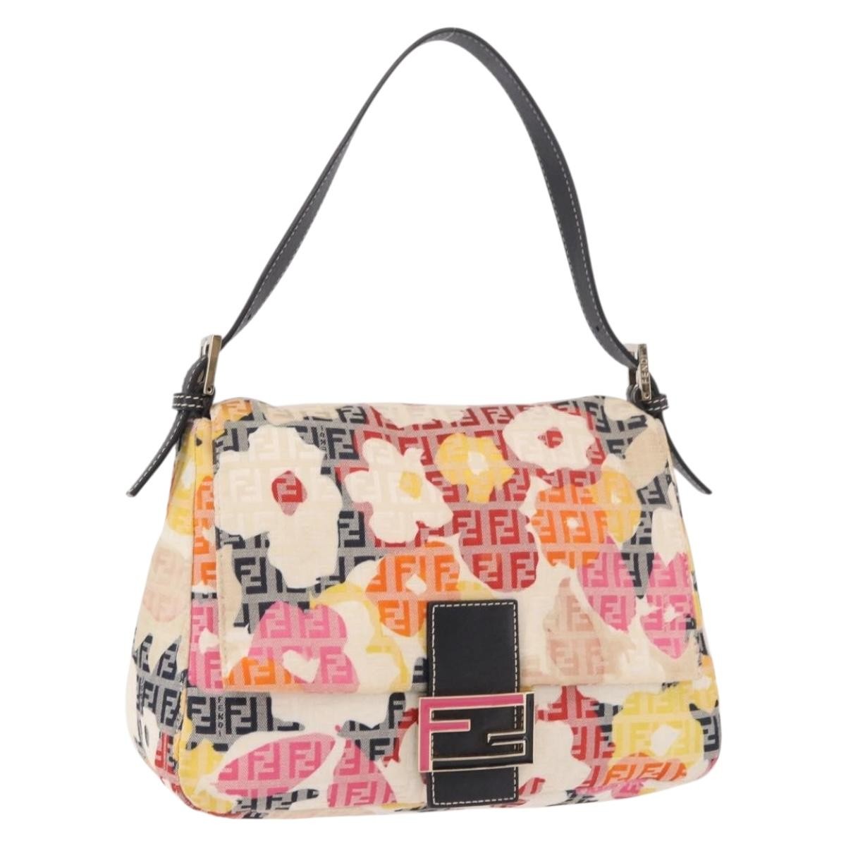 Fendi Mamma Baguette Zucca Jacquard Velvet Medium