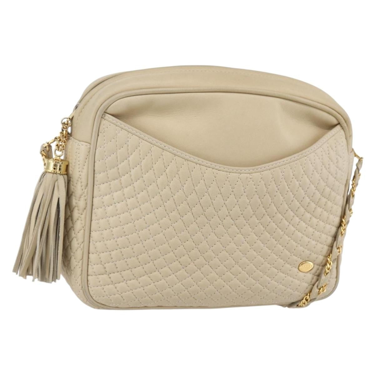 Bally Vintage Shoulder Bag Quilted leather Product Image