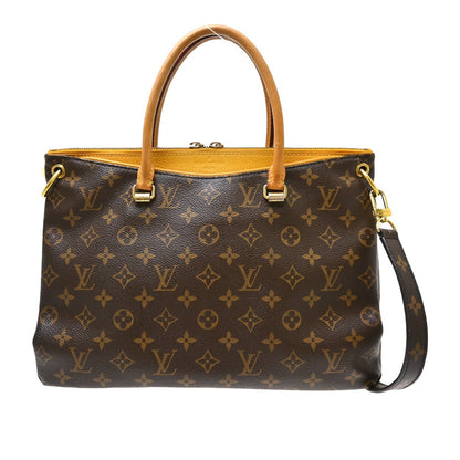 Louis Vuitton Pallas Tote Monogram Canvas with Leather MM
