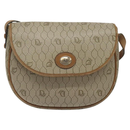 Christian Dior Vintage Honeycomb Flap Canvas and Leather Product Image