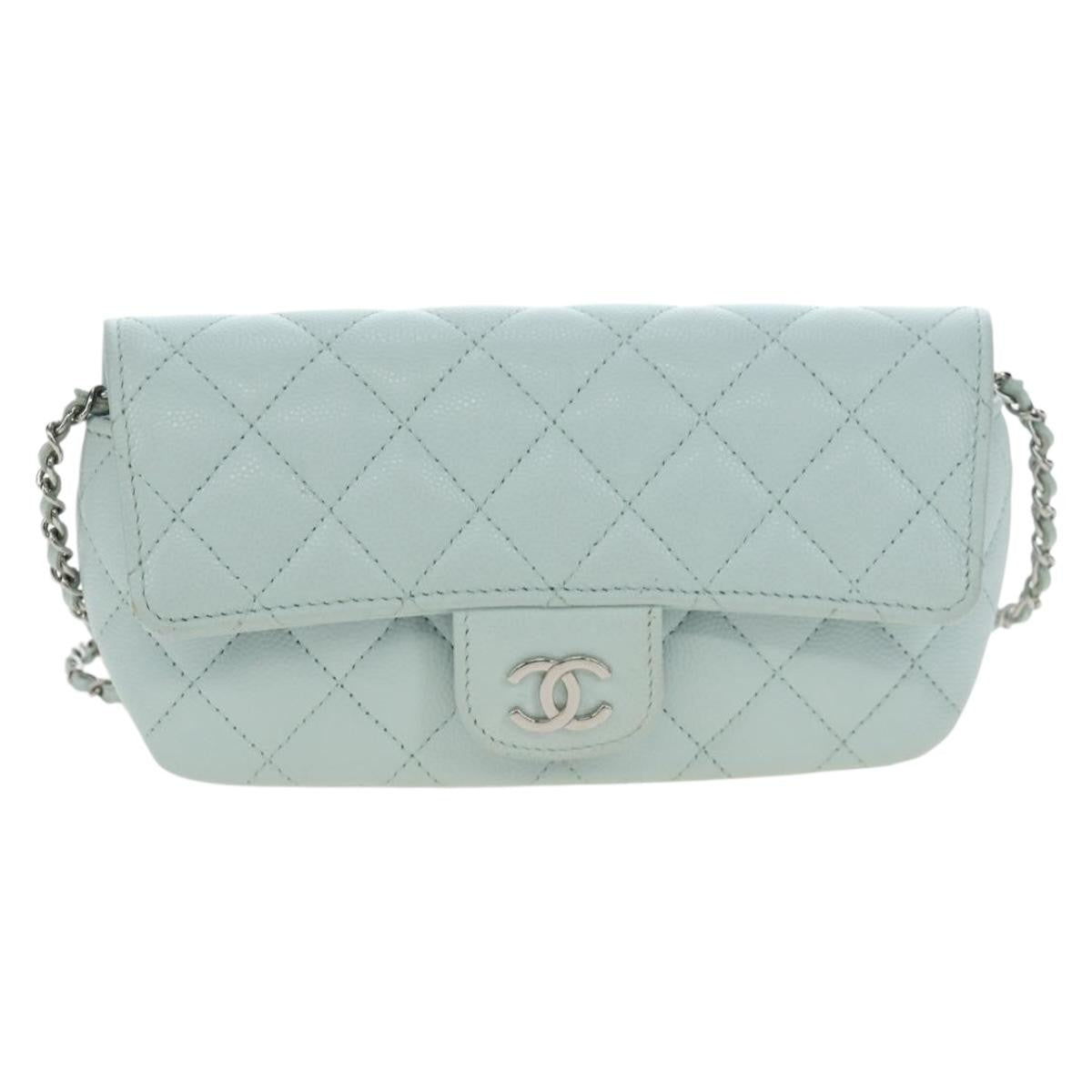 Chanel Classic Sunglasses Case with Chain Quilted Caviar Product Image