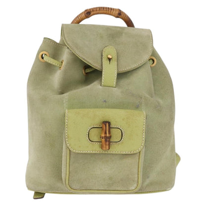 Gucci Gucci bamboo daim mini
