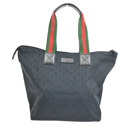 Gucci Web Zip GG Canvas Large