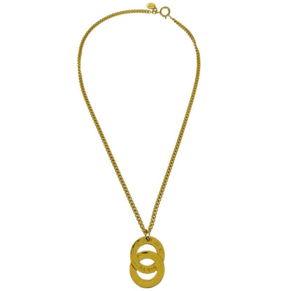 Celine Vintage Logo Circle Pendant Metal Product Image