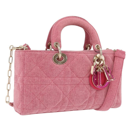 Christian Dior Lady D-Joy Macrocannage Quilt Denim Medium