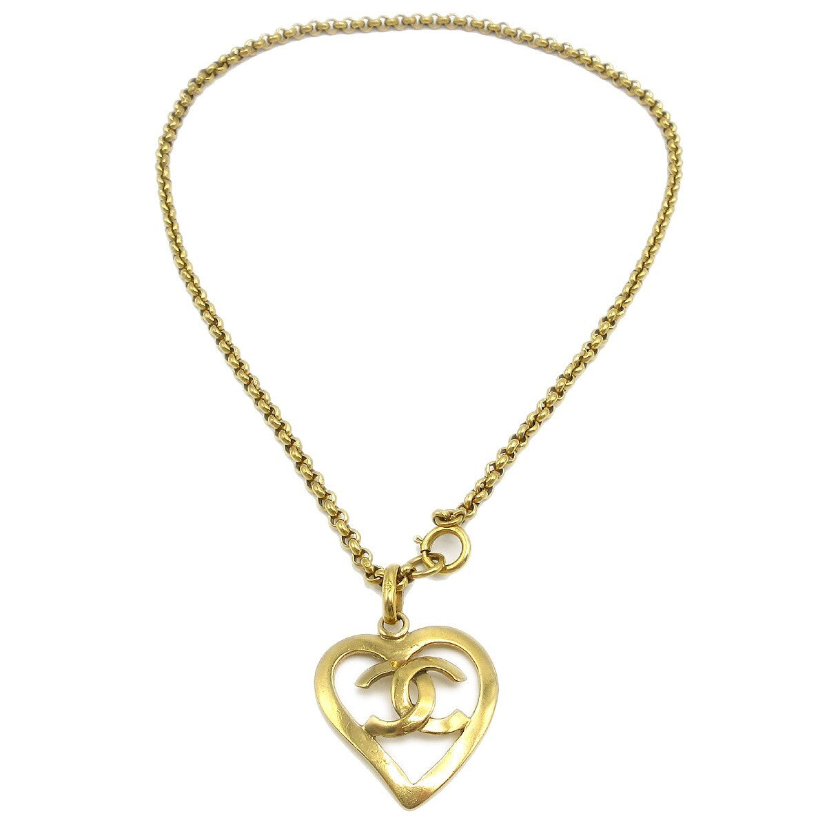 Chanel CC Heart Pendant Metal Product Image