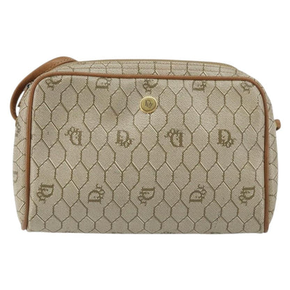 Christian Dior Vintage Honeycomb Shoulder Bag Canvas Product Image