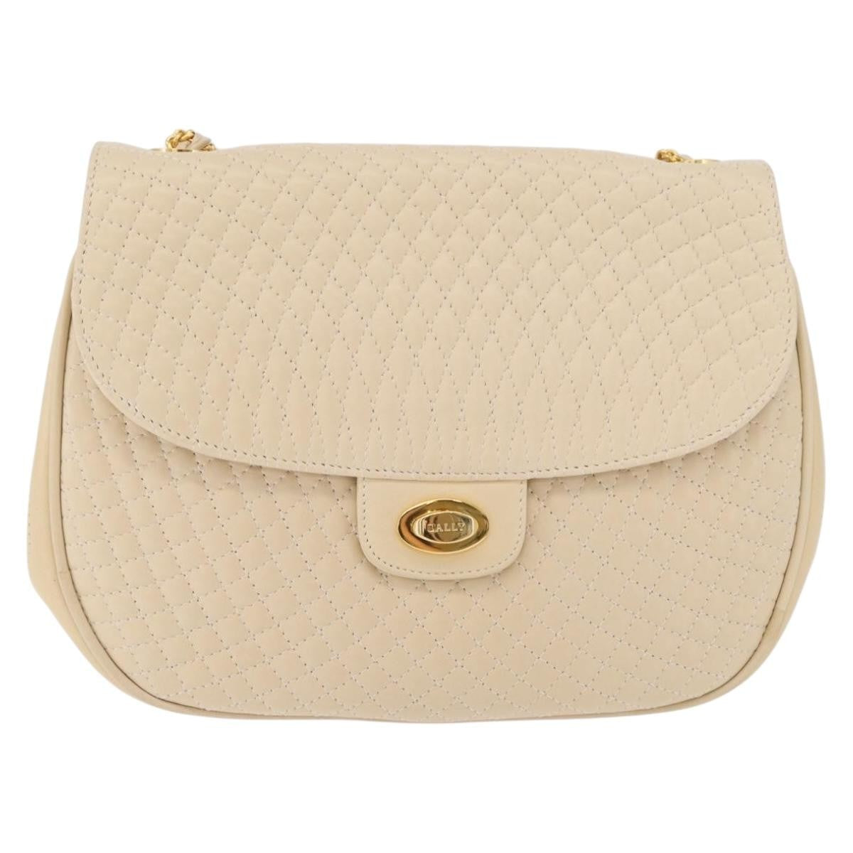 Bally Vintage Chain Quilted Leather Product Image