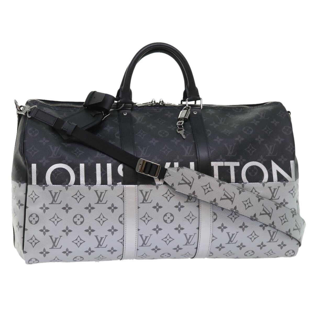 Louis Vuitton Keepall Bandouliere Monogram Eclipse Split Canvas 50