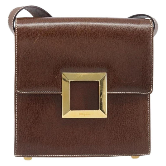 Salvatore Ferragamo Shoulder Bag Leather Product Image