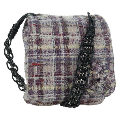 Chanel Camellia Messenger Tweed Large