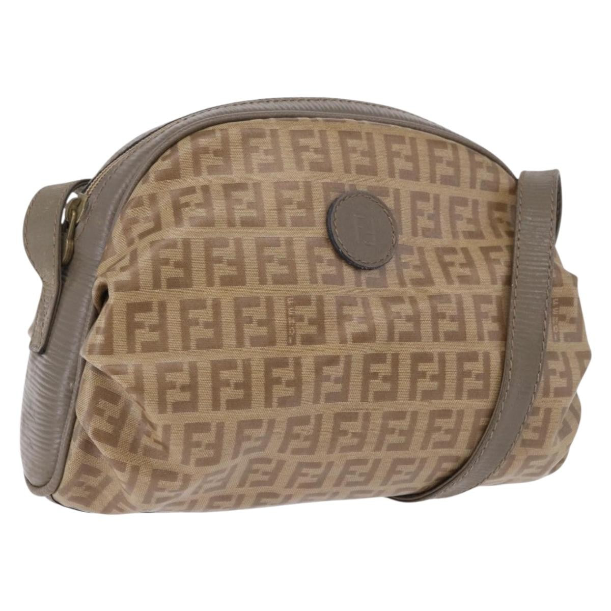Fendi Shoulder Zucchino Canvas Small