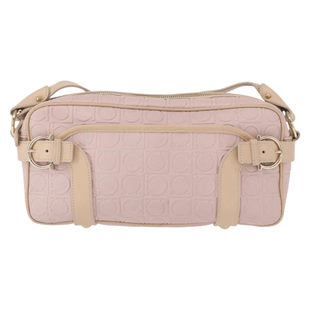 Salvatore Ferragamo Gancini Shoulder Bag Leather Product Image
