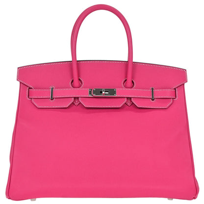 Hermes Birkin Handbag Pink Epsom with Palladium Hardware 35